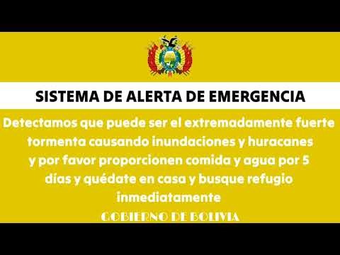 🇧🇴 | Bolivia EAS Scenario | Extremely Strong Storm