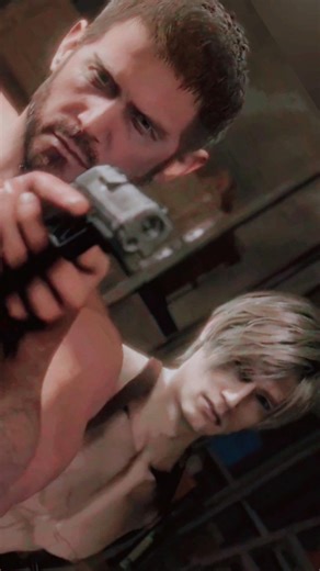 Leon & Chris: Epic Couple Goals – Surviving Resident Evil Together! #residentevil #gaming #horror