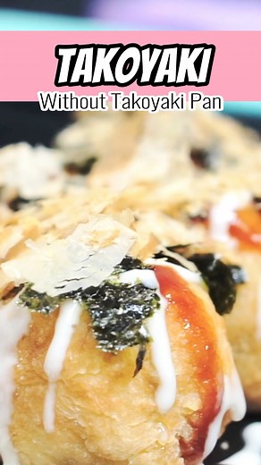 This takoyaki recipe will let you make the popular Japanese street food even without a takoyaki pan. #takoyaki #viralreels #foryou #fypシ #recipe #reels #trending #fbreels #reelsfb | aMIAble foods