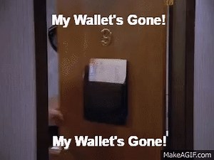 Seinfeld "My Wallet's Gone" on Make a GIF