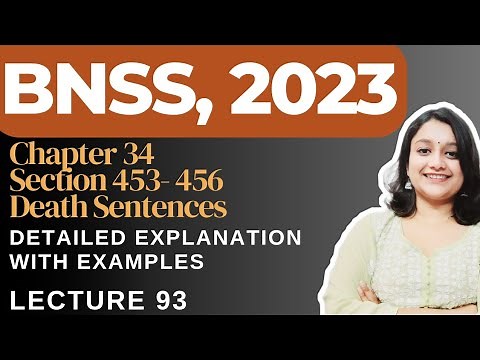 Chapter 34, BNSS | Execution, Suspension, Remission & Commutation of Sentences | Judiciary | LLB