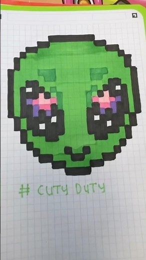 Pixel Art 👽 #cutyduty #alien #pixelart #pixel #drawing #pixelartideas