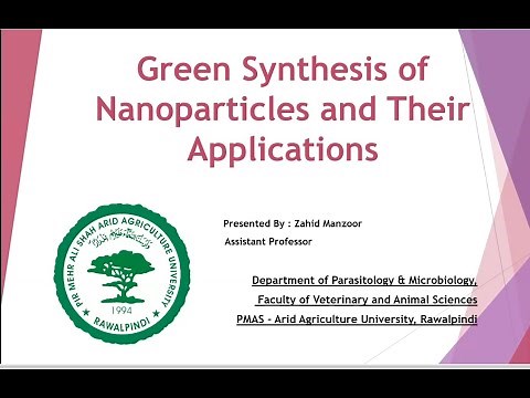 (Seminar 47) Green Synthesis of Nanoparticles and Their Application