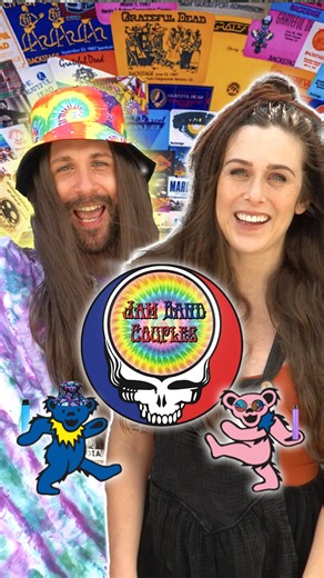 Joey Thompson on Instagram: "Jam Band couple, Feral Merrill & Keef, never miss a Sunday show starring @blinddateliveavl @imr055 as Roly Poly shot by @hoosier_sc @notbripalmer @verycoolveryneat props & makeup @bitbits #asheville #jambands #comedy #gratefuldead #phish"