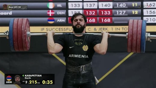 ЧЕ до 23-х лет: Гарик Карапетян - золотой призер