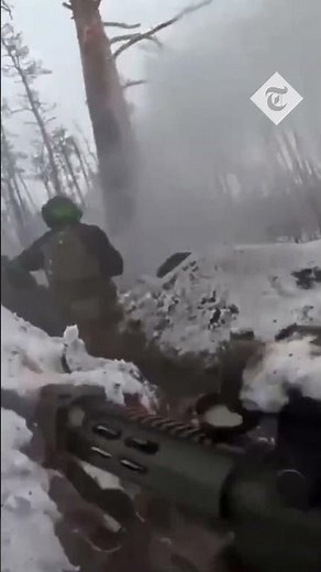 Ukrainian troops storm Russian positions in the Kreminna Forest near Bakhmut