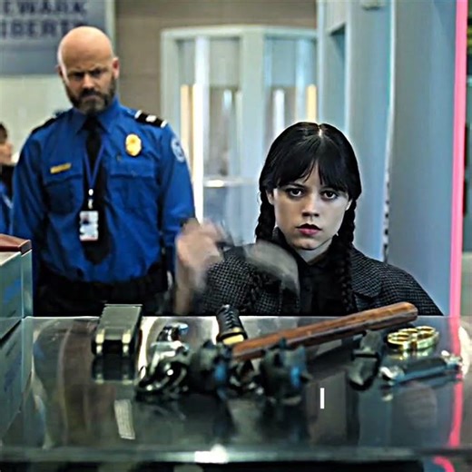 Wednesday was Caught on Airport | Vai Vai Trair (slowed) Edit #Wednesday2 #shorts