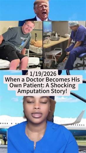 When a Doctor Becomes His Own Patient: A Shocking Amputation Story! ⚠️🩺 #medicalmystery #surreal #fyp #foryoupage #foryou #nathaliesalomon20