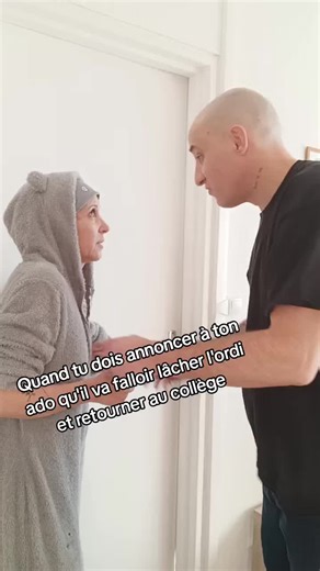 Annonce à un ado : Retour au collège après les vacances