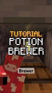 Tutorial for an Easy Potion Brewer in #minecraft Java and Bedrock!
