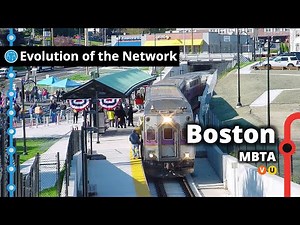 Boston's Commuter Rail Network Evolution