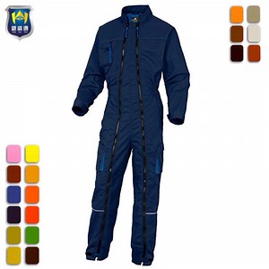 [Hot Item] Fashionable Workwear Multi Pockets Coveralls OEM Design Double Zipper Overalls