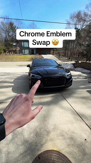 Chrome Emblem Swap for Audi S5 Sportback: A DIY Guide
