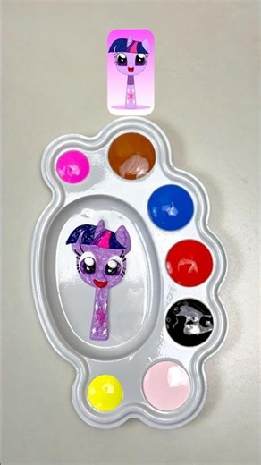 Color Mixing My Little Pony🐎#mylittlepony #colormixing