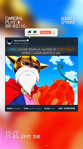 Sabo hérite du mera mera no mi d’ace 🔥|#onepiece #ace #sabo #merameranomi #animeedit