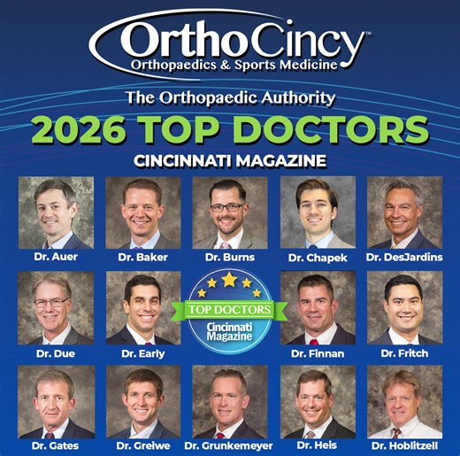 OrthoCincy continues to grow, and so does the number of our physicians who make Cincinnati Magazine’s Top Doctors list. These physicians were voted by their peers, because they are the doctors other doctors trust. We are so proud to serve Northern Kentucky, Southwestern Ohio and Southeastern Indiana! #OrthoAuthority #TopDoctors #CincyBestDocs | OrthoCincy