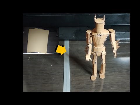 how to make a cardboard action figure