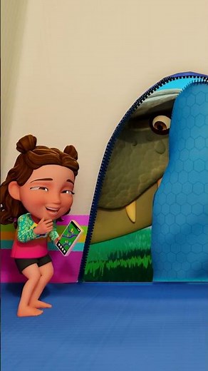 HiDE n SEEK with T-REX?! 🦖 Naveys phone call with a T-REX.. Adleys camping in the backyard adventure