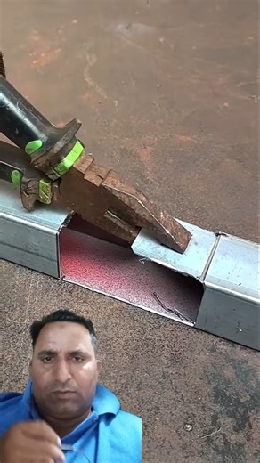 Tricks square tubing joint idea without welding#metalworking #metal #welding #fabrication