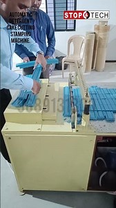 High-Speed Detergent Cake Cutter | Fully Automatic Machine Demo. #detergentmachine #soapmaking.