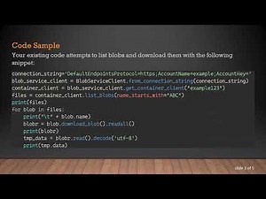 How to Fix the BlobProperties Attribute Error when Reading JSON Files from Azure Blob Storage