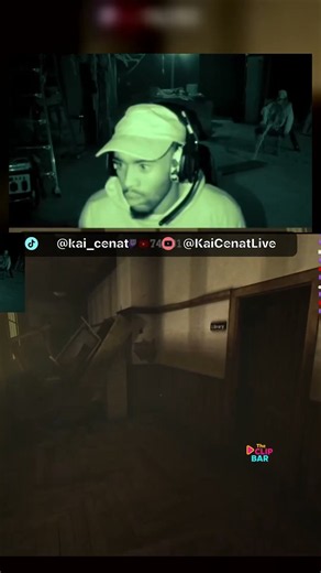 Kai Cenat Gets Jump-Scared Playing Outlast