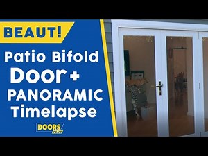 Outdoor Bifold Door Installation Timelapse + Product Reveal | Panoramic range by Doors Plus