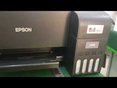 Maintenance EPSON- L3210 Print Head Cleaning #printer #epson