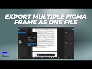 How to Export Multiple Figma Frames as One File
