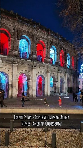 France's Best-Preserved Roman Arena: Nîmes' Ancient Colosseum! #NîmesFrance #RomanHistory