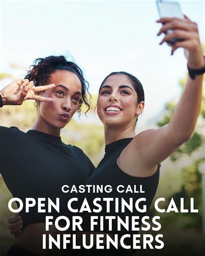 📣 OPEN CASTING CALL Fitness Influencers Wanted 💪📸