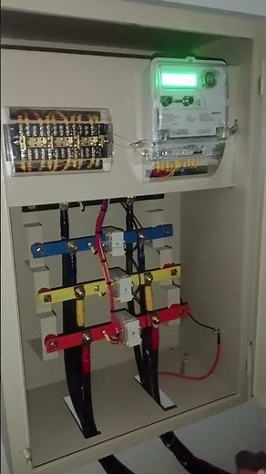 electric mainline | substation connection | meter connection | 3 phase energy meter connection