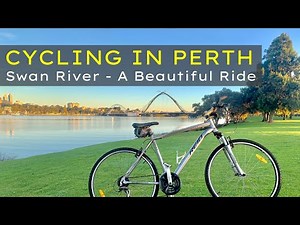 Cycling in Perth Australia: Swan River | VIRTUAL BIKE RIDE