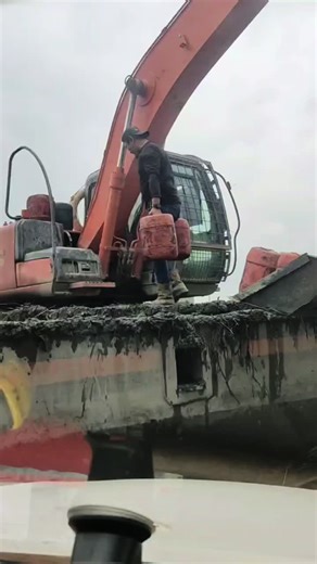 Excavator Operations at Construction Site