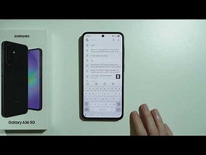 Samsung Galaxy A36 5G: How to Turn ON/OFF Floating Keyboard