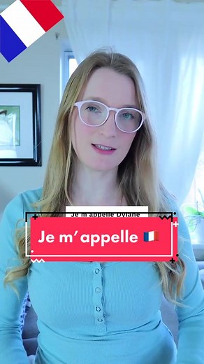 How to say MY NAME IS in French 🤓🇫🇷 #french #frenchlanguage #frenchlesson #frenchwithdylane