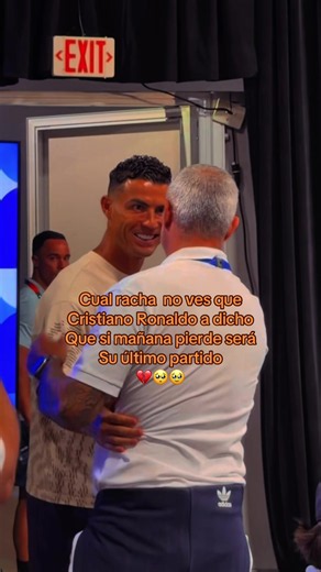 Cristiano Ronaldo dice que si pierden mañana será su último partido