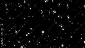 Shiny Glitter Particles Loop Animation. Just Select Screen Mode Over Your Work