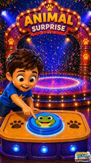 Animals for Kids 🐾 | Tap the Magic Button & See! 😲✨ [Magic EP-2] 😲 #animals #animalsounds