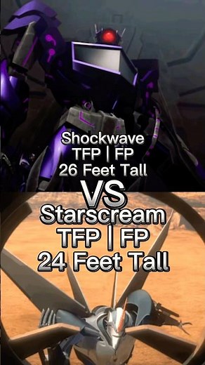 Shockwave (TFP) Vs. Starscream(TFP)