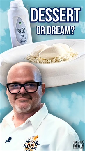 WATCH Heston Blumenthal (@hestonblumenthalobe) at The Fat Duck (@thefatduck) reveal the story behind his famous Counting Sheep dessert ☁️✨ Why does this Michelin-starred dish look like a cloud? See the full feature on The Staff Canteen, link in bio 🔗 #TheStaffCanteen #HestonBlumenthal #TheFatDuck #CountingSheep #MichelinStarChef | The Staff Canteen