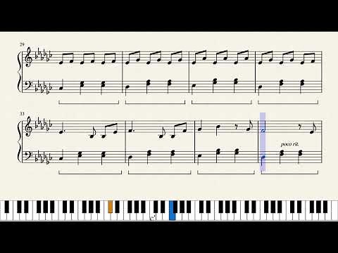 COLOR ME BLUE - AKANE - Piano Tutorial (FREE SHEETS)