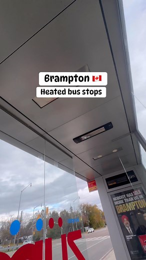 Brampton 🇨🇦 heated bus stops || Canada #travel #brampton #canada | GraZia Igorota