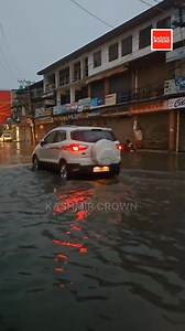 38K views · 329 reactions | #Watch | After heavy rains, the streets of Srinagar are waterlogged. Smart City Srinagar faces water accumulation on roads REPORT BY ARIF SHABIR | Kashmir Crown Live | Facebook