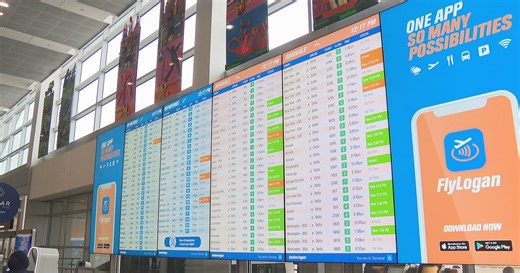 Flight cancellations begin at Logan Airport during government shutdown