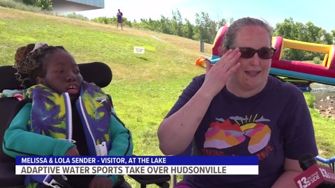 Wake park hosts adaptive watersports day, including waterskiing