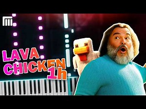 Steve's Lava Chicken Song - 1 HOUR LOOP | piano