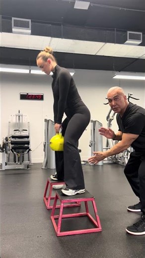 Step-Up Glute Squat Variation for More Range & Activation