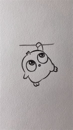 Drucee Art | How to Draw Cute Things on Instagram: "Cute Things to Draw When Bored - day 210 . . How to Draw Cute Bird . . #cute #draw #cutethings #drawing easy sketch tutorial art artist artidea artistofinstagram howtodraw bird beginner kawaii fyp druceeart art drawing #suno"