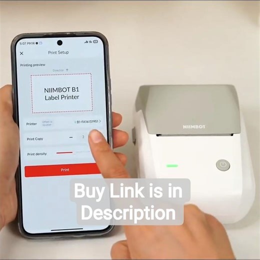 Tiny But Powerful! NIIMBOT B1 Label Printer from AliExpress #shorts